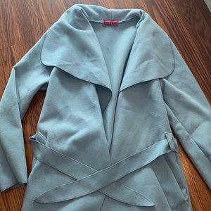 Boohoo waterfall coat 🤍